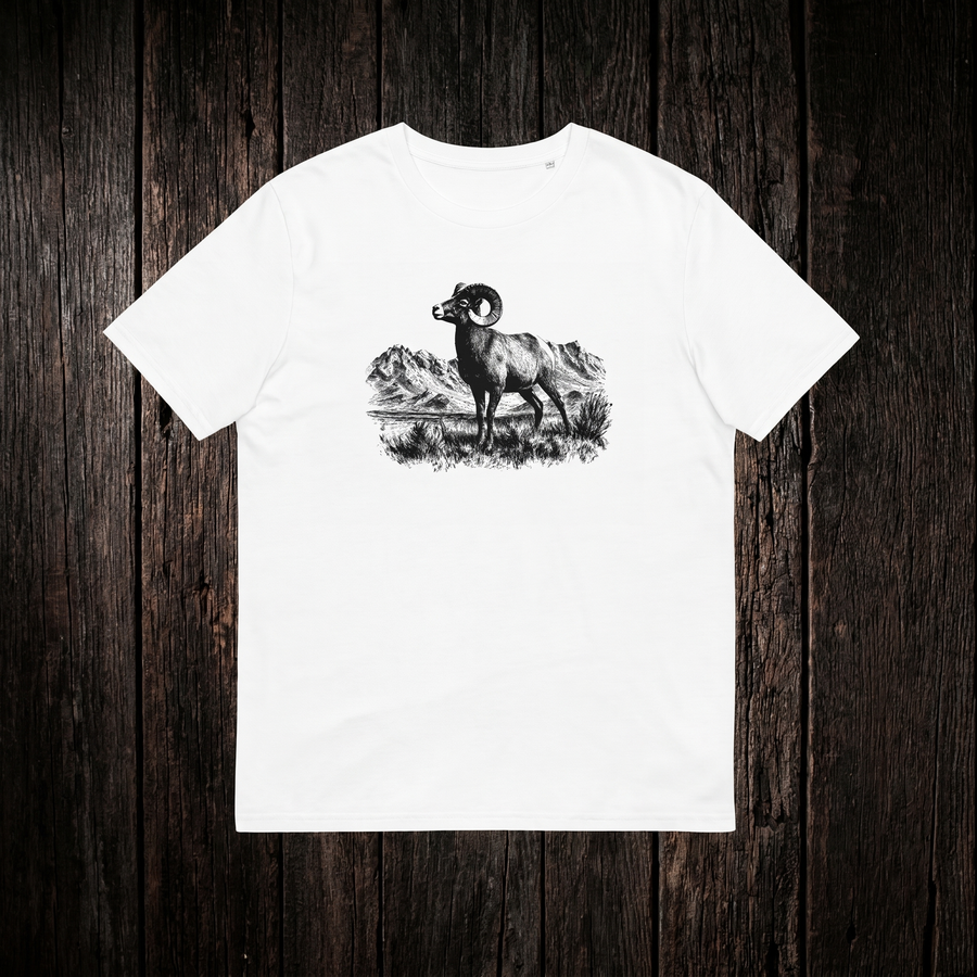 Big Horn T-Shirt back - dark wood style