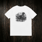Pointer T-Shirt back - dark wood style