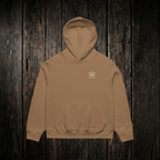 Mother Phukar Hoodie Vintage Brown front - dark wood style