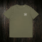 Upland Game Birds Tee Khaki front - dark wood style