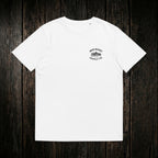 Upland Game Birds Tee White front - dark wood style